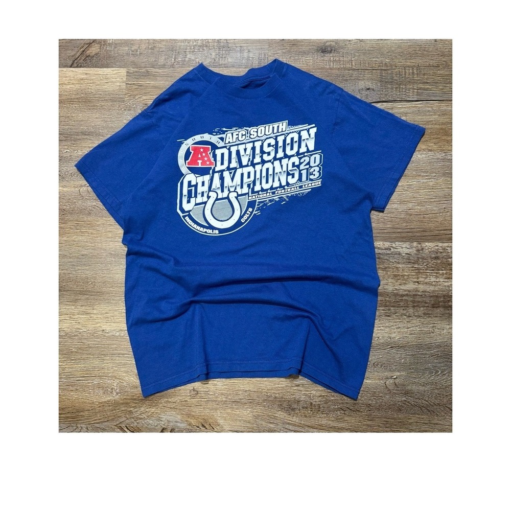 2013 NFL Colts Division Champs T shirt - Picture 1 of 4